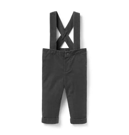 Baby Corduroy Suspender Pant