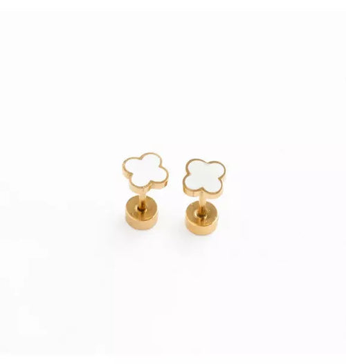 Quatrefoil Stud Earrings