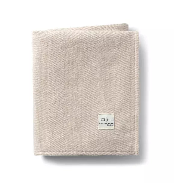 Chevron Latte Baby Blanket