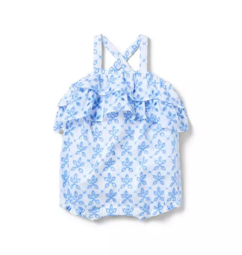 Baby Floral Eyelet Romper