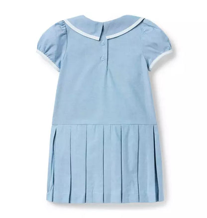 The Oxford Pleated Dress