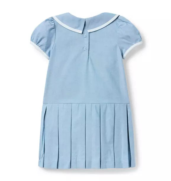 The Oxford Pleated Dress